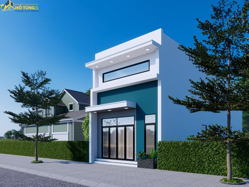 Mẫu nhà cấp 4 gác lửng đơn giản tiết kiệm